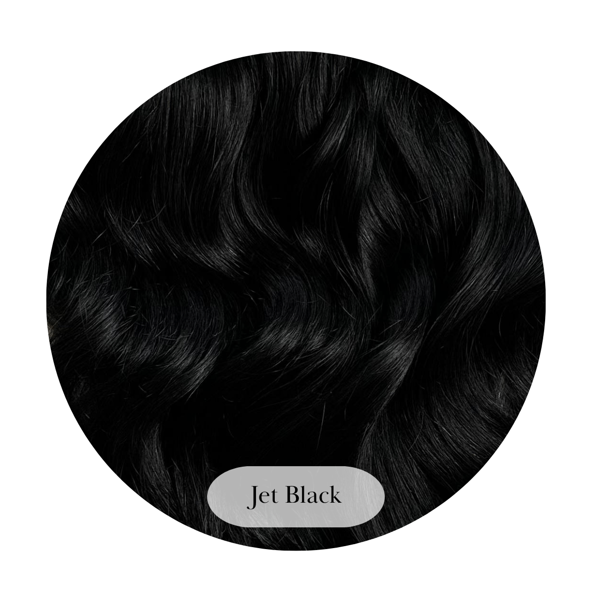 Jet Black Ponytail