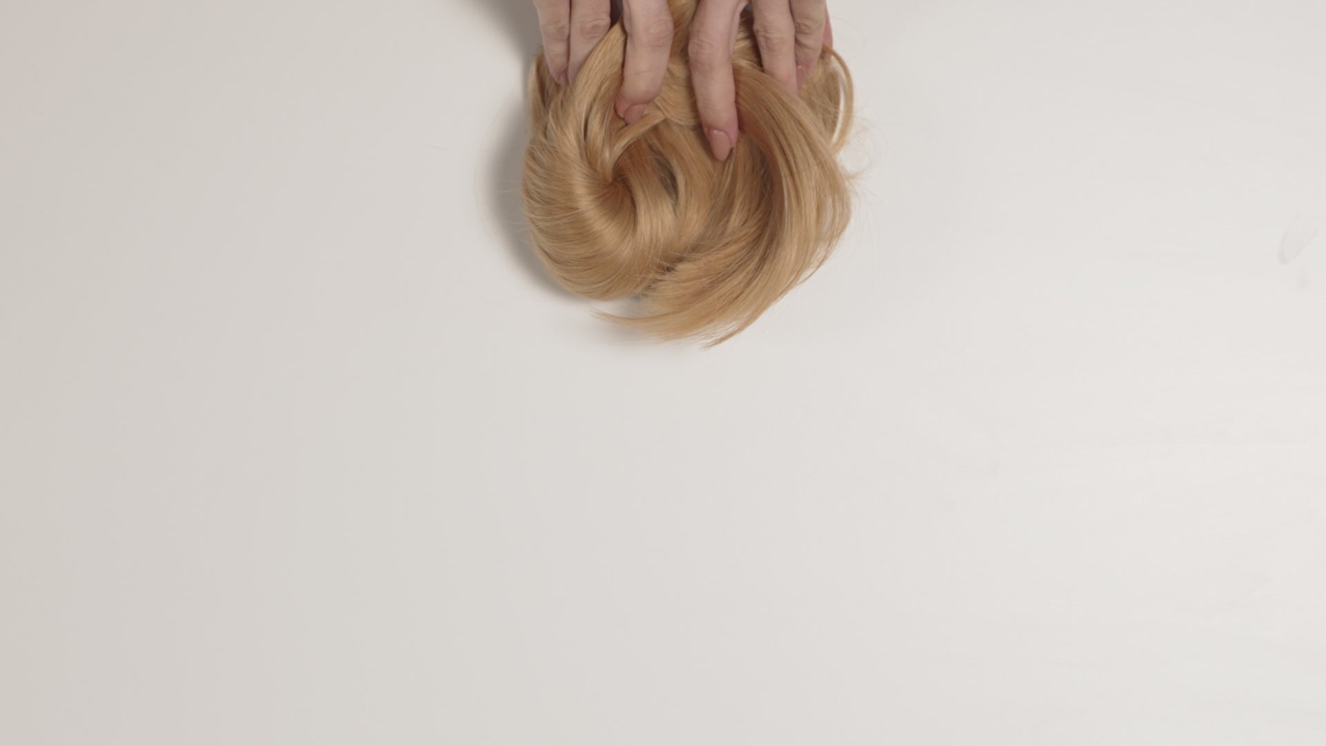 strawberry blonde ponytail clipin hair extension