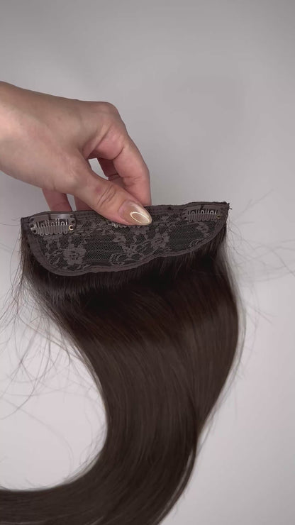 Dark Brown Ponytail