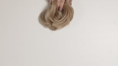 caramel blonde ponytail clipin hair extension