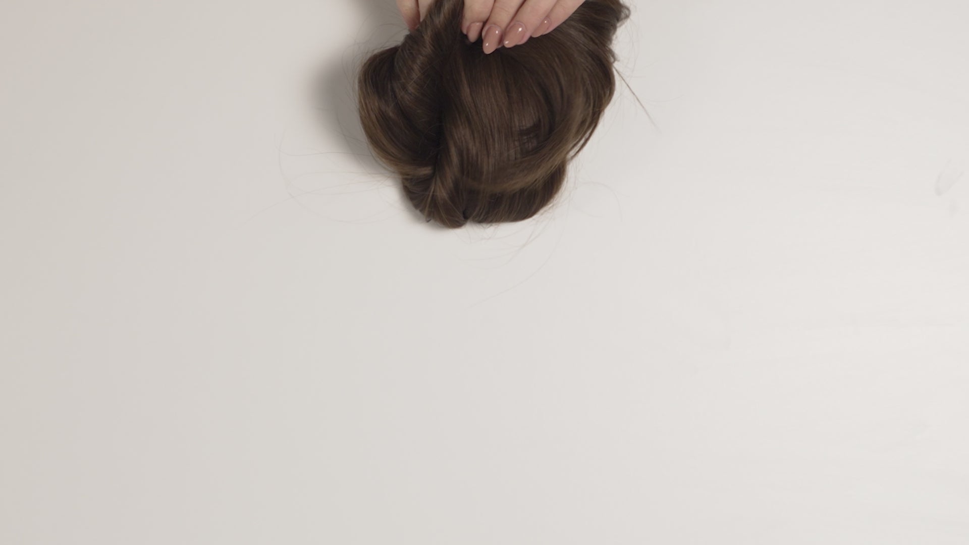 dark brown ponytail clipin hair extension