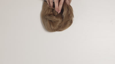 light brown ponytail clipin hair extension